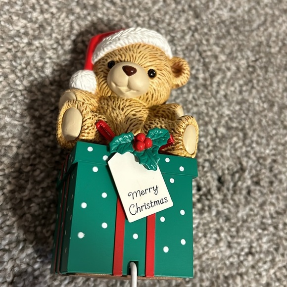 Vintage Hallmark Teddy Bear 1989 Stocking Holder - Picture 5 of 6